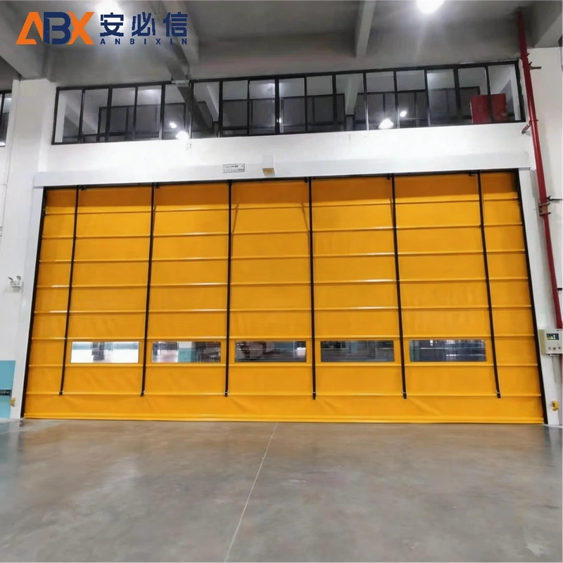 马鞍山市软帘堆积门